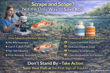 Koi Scraping Myths: When Treatment Without a Scrape Is Necessary