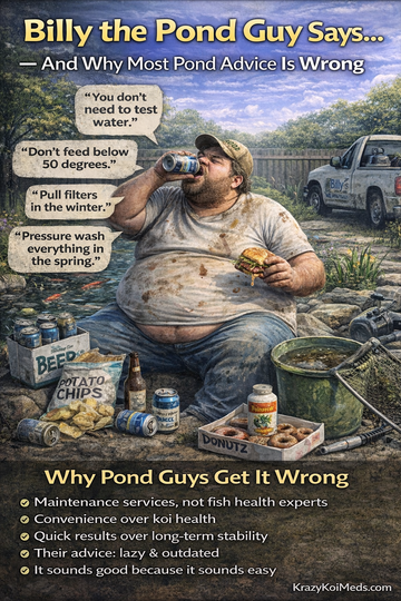Billy the Pond Guy says...