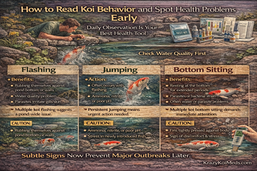 Koi Behavior Guide: How to Spot Health Problems Before Disease Takes Hold