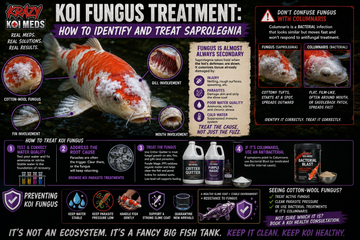 Koi Fungus Treatment: How to Identify and Treat Saprolegnia