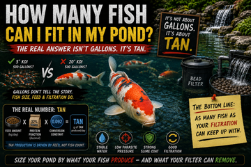 How Many Fish Can I Fit in My Pond?