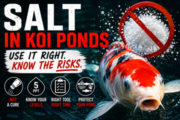 Salt in a Koi Pond: What It Actually Does, and What It Doesn't