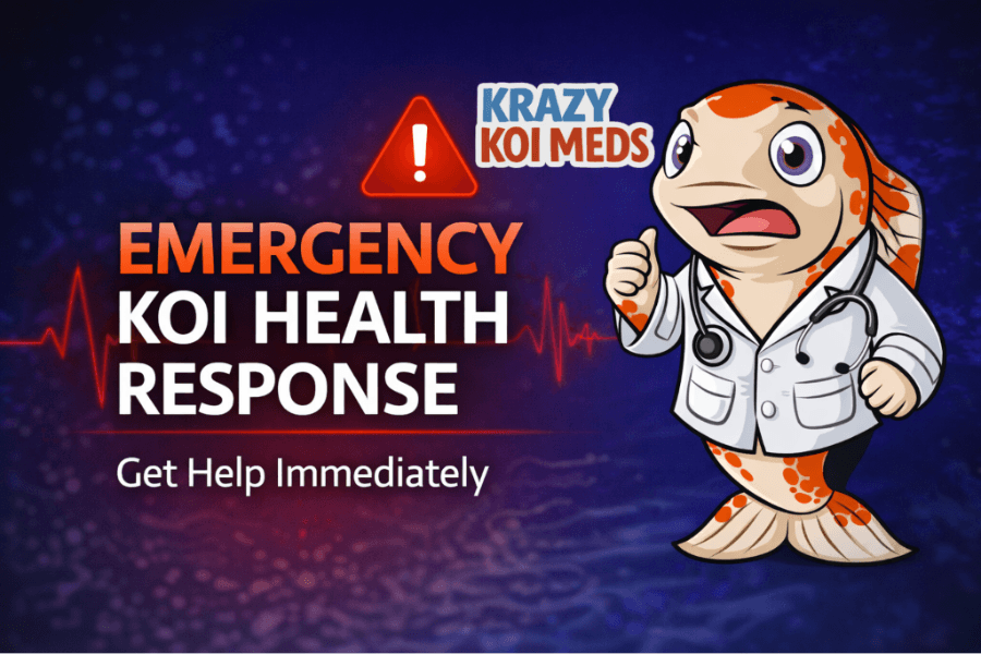 Koi Emergency Health Consultation - 60 Minutes Consultation with 30 year Koi Expert providing urgent care.